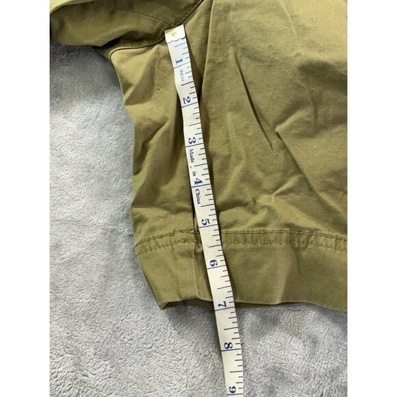 J. Jill Shorts Women's 12 green stretch bottoms w drawstring closure and pockets - Picture 10 of 14